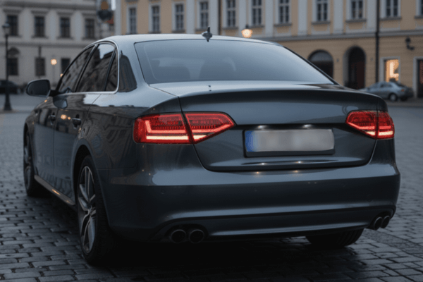 Audi mit neuen Rückleuchten